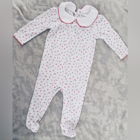 Floral Onesie with Bow - Picture 1 of 2